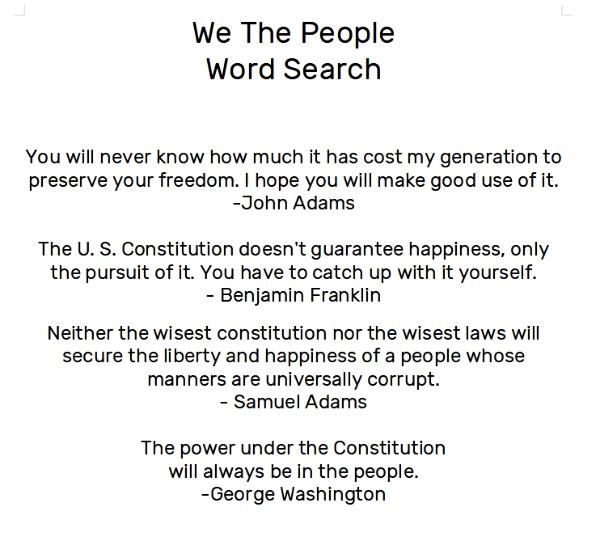 We The People (2024) Sold 