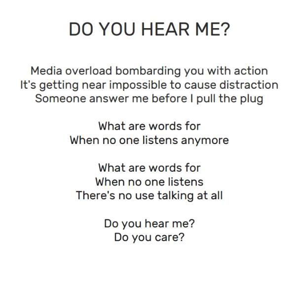 Do You Hear Me? (2024) Sold