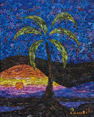 Sunset Palm (2009) SOLD 