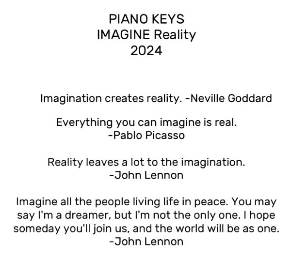 Piano Keys Imagine Reality (2024)