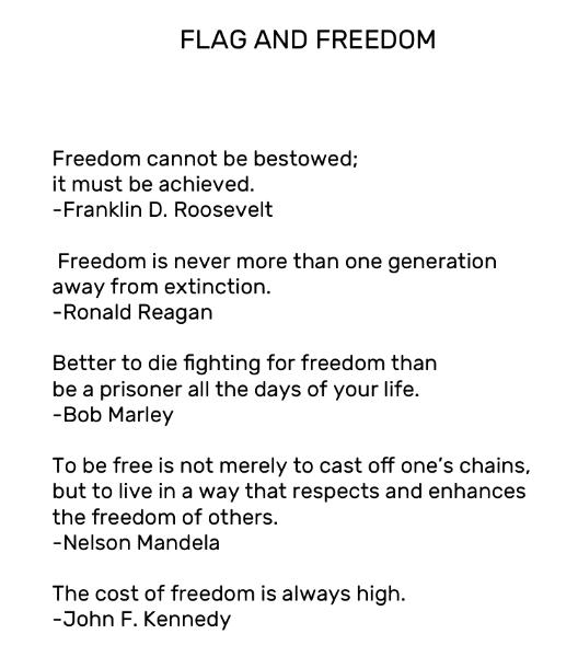 Flag and Freedom (2026) Sold